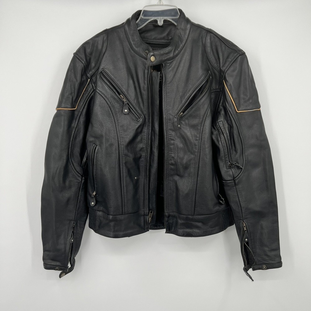 Motorcycle Jacket Riding Jacket Xelement M Black Women's‎  24X27" Heavy
